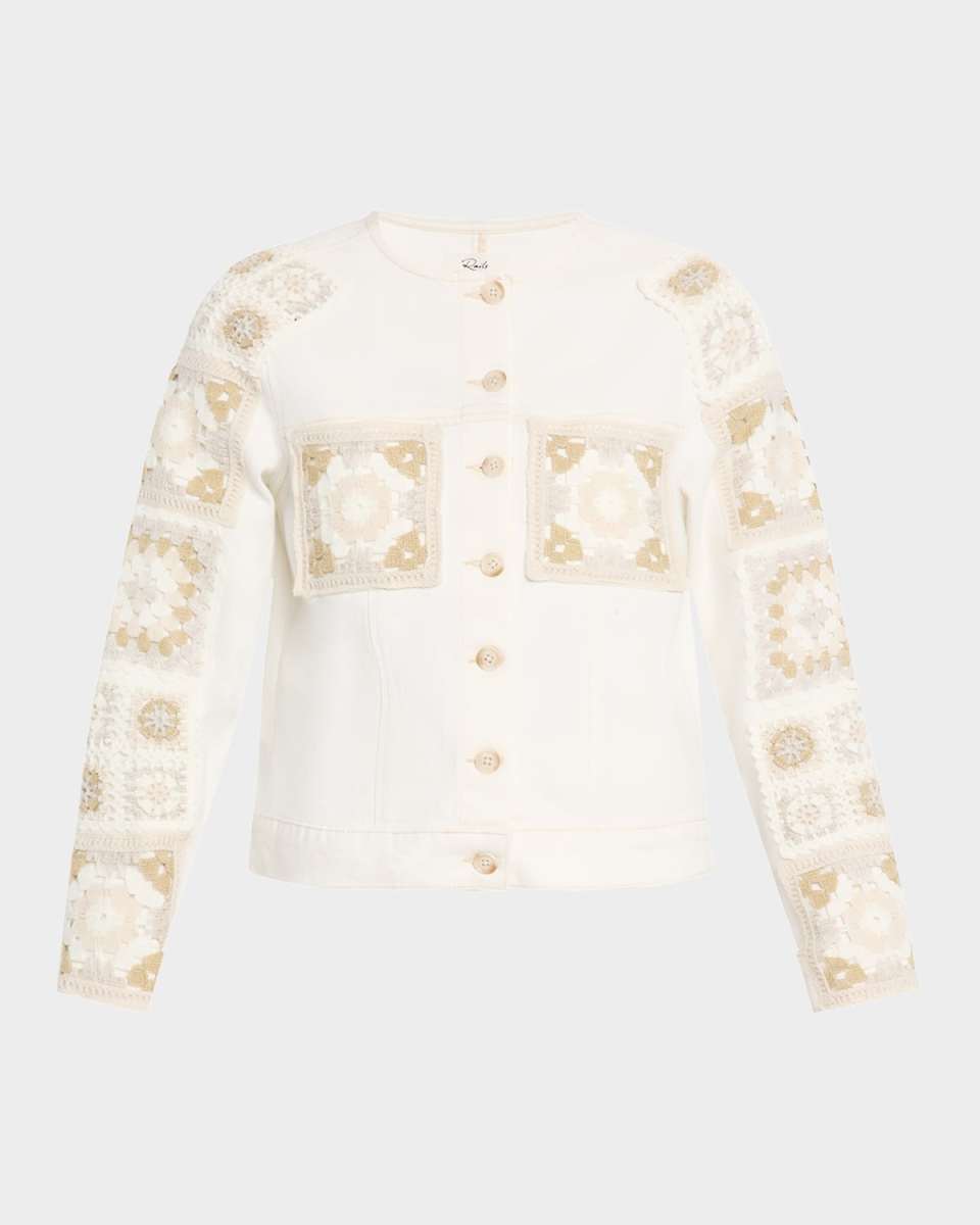 Lido Crochet Denim Jacket